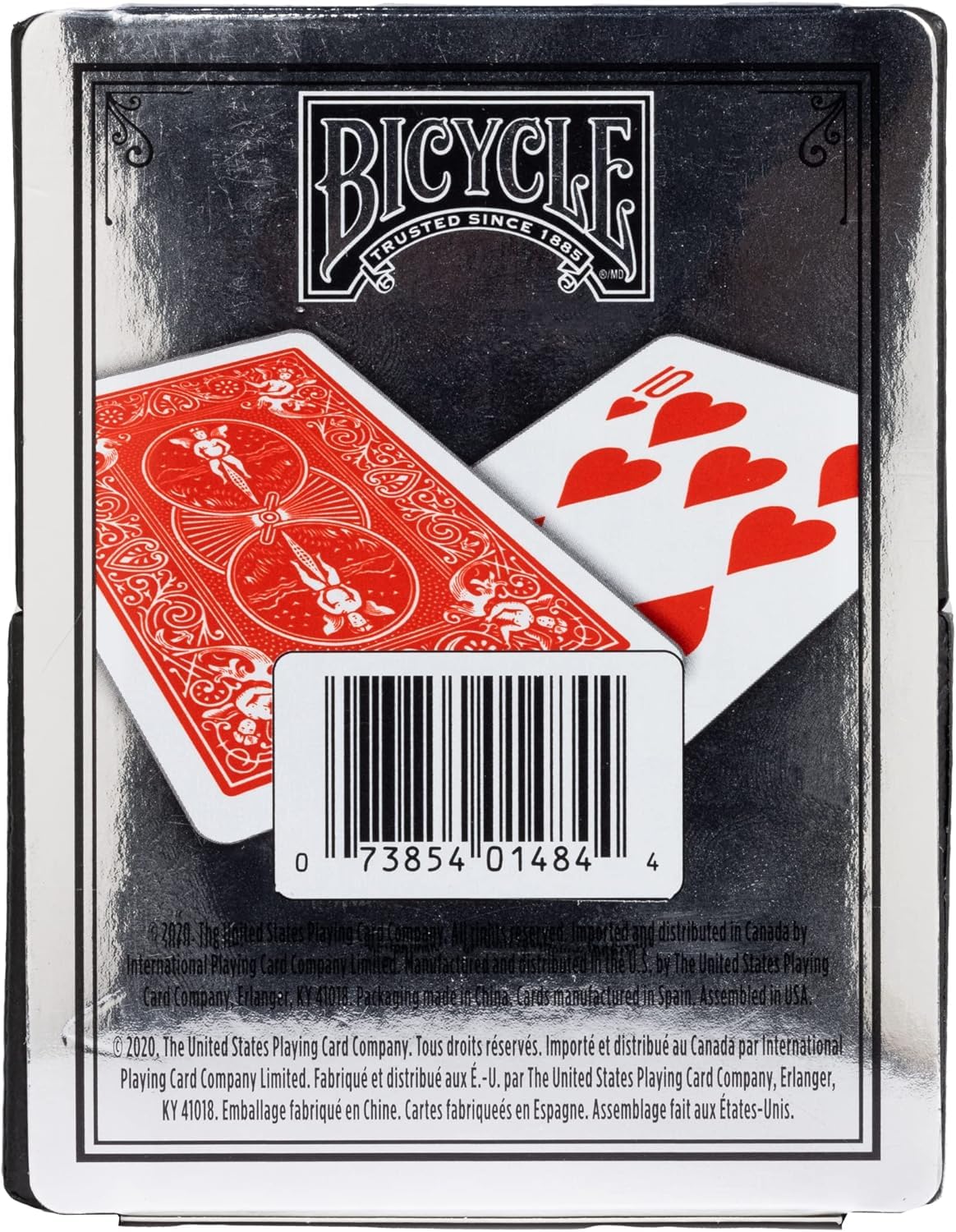 Bicycle Prestige blue deck offers water resistance and reliable shuffles.