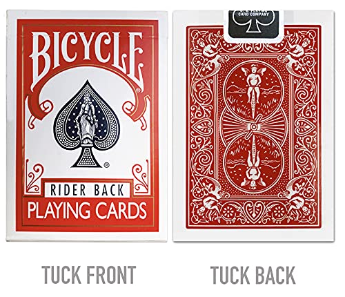 Rider Back standard index poker size cards for easy handling