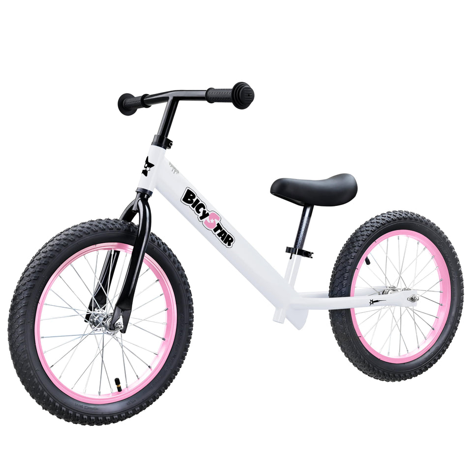 Bicystar 16 inch balance bike side view for confident balance training