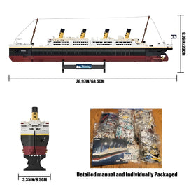BIDIUTOY Titanic kit gift-ready packaging makes a thoughtful unboxing experience.