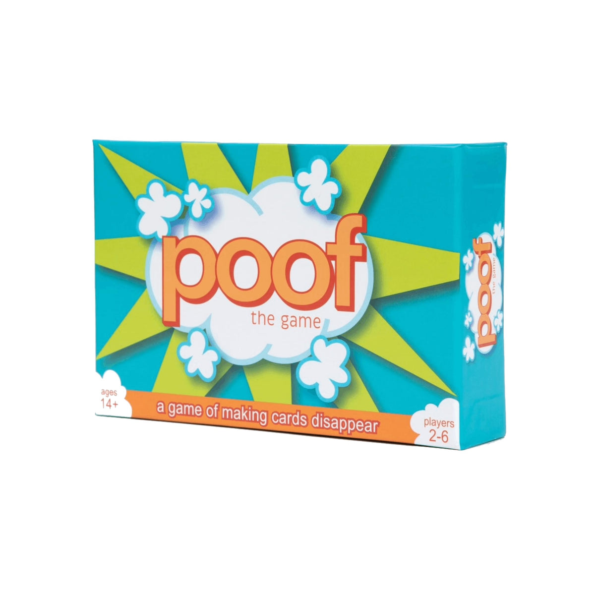 Bidson Games Poof The Game box front ready for setup and travel