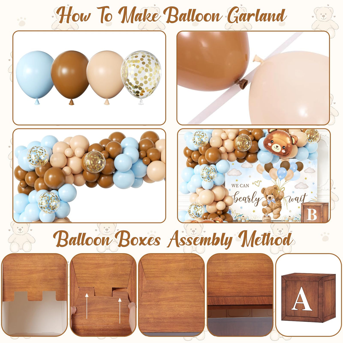 BIENAN balloon tools help assemble a polished display quickly