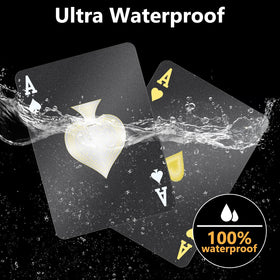 BIERDORF PET plastic poker cards with matte finish offer flexible shuffling and durability.