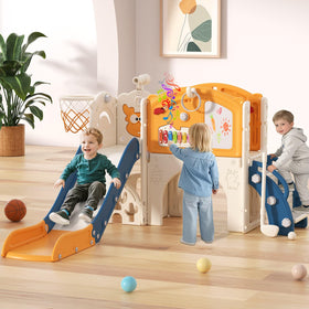 BIERUM 13-in-1 toddler slide overview, durable safety-focused design.