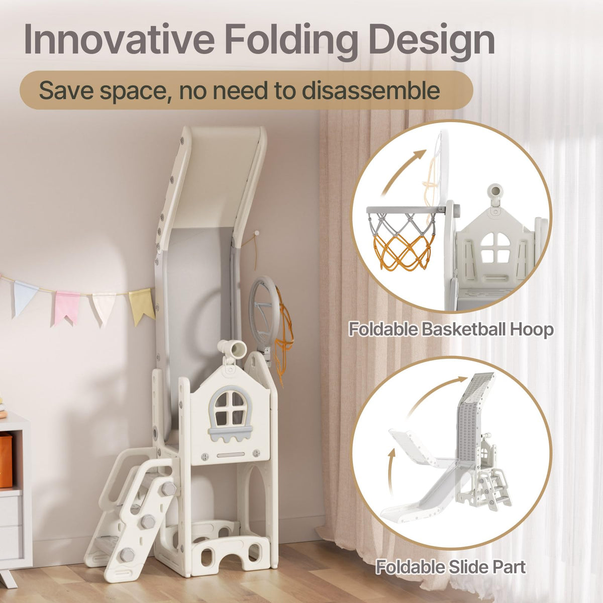 BIERUM 6-in-1 toddler slide telescope toy sparks curious exploration