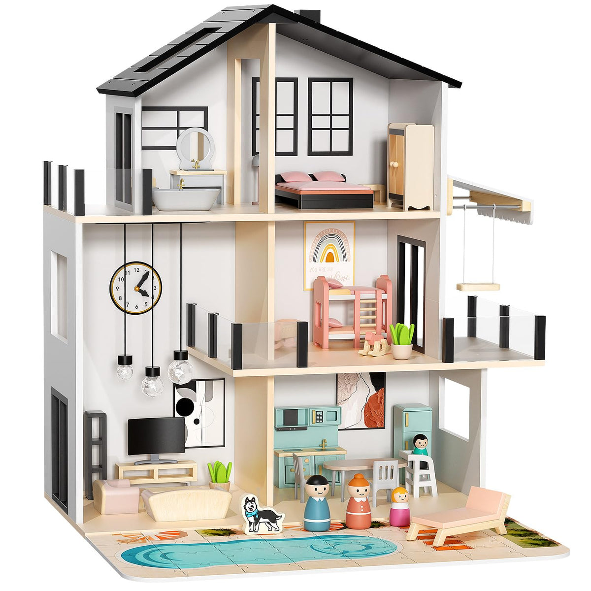BIERUM gift-ready dollhouse suitable for birthdays and holidays