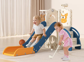 BIERUM Toddler Slide 6in1 for versatile indoor-outdoor play in small spaces.