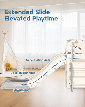BIERUM versatile toddler slide for both indoor and outdoor use