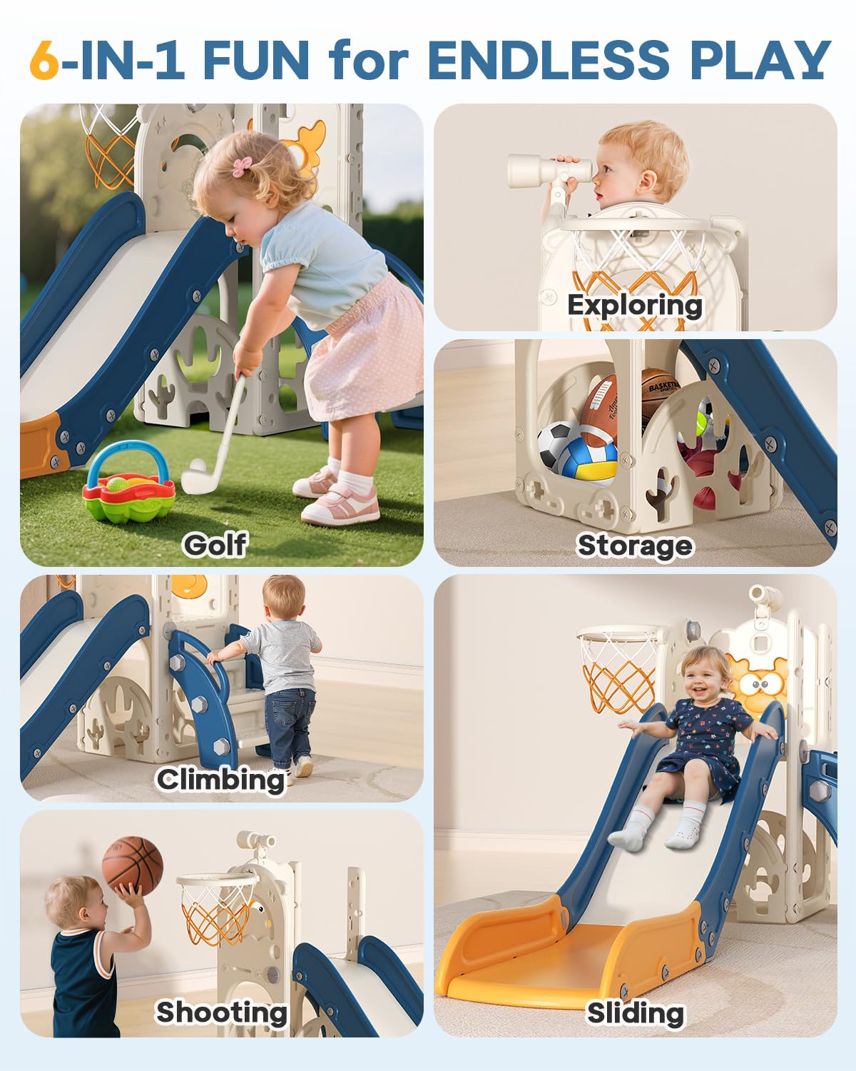 BIERUM toddler slide telescope sparks imagination during playtime.