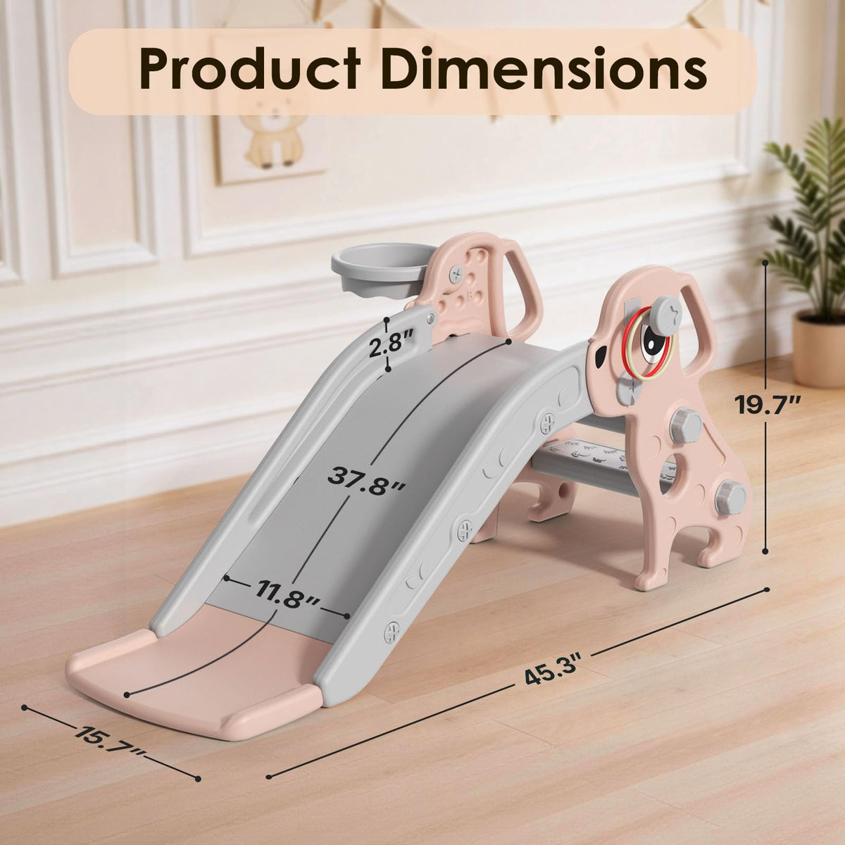 BIERUM triangular-base design delivers stable, confident independent play for toddlers.