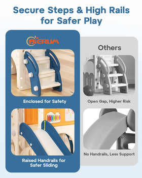 BIERUM climbing ladder and tunnel provide safe exploration.