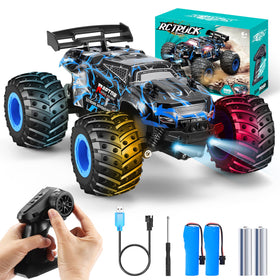 BIFYTON 1:18 RC car with LED headlights for night fun and visibility