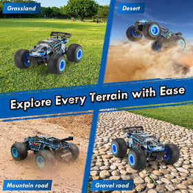 BIFYTON RC car with independent shock absorbers for smoother rides