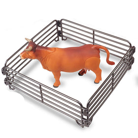 Big Country Toys farm tools and fencing enhance realistic pasture arrangements.