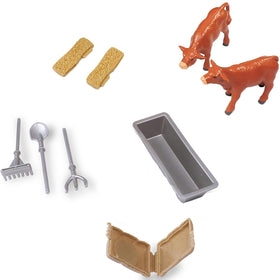 Big Country Toys movable cattle figures support lifelike herd interactions.