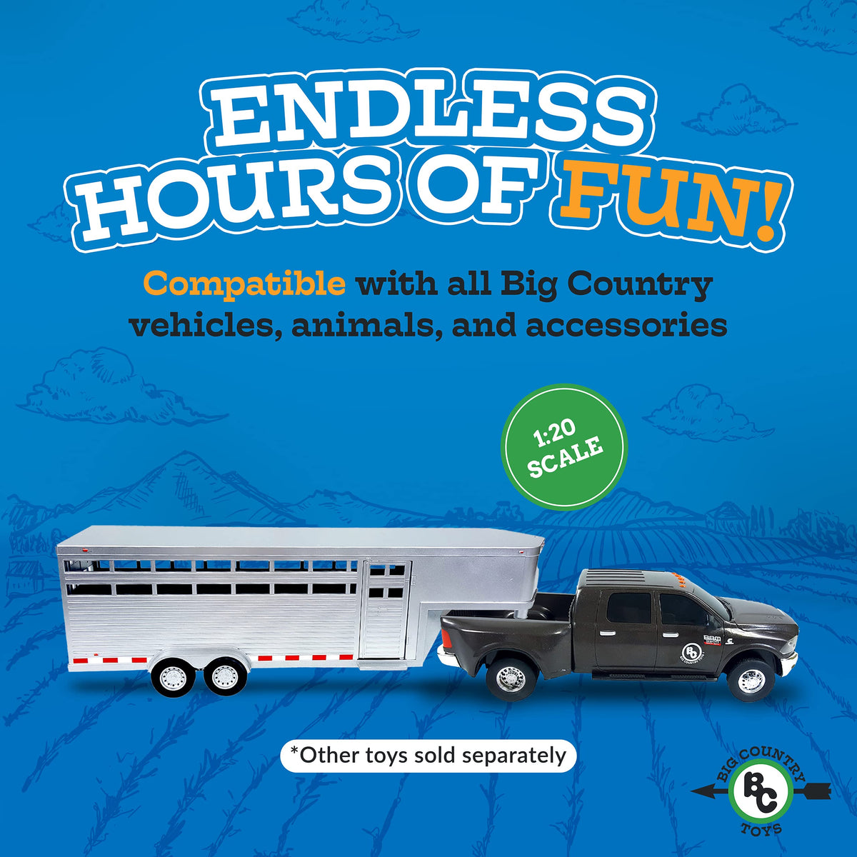 Big Country Toys Sundowner trailer compatibility with ranch vehicles