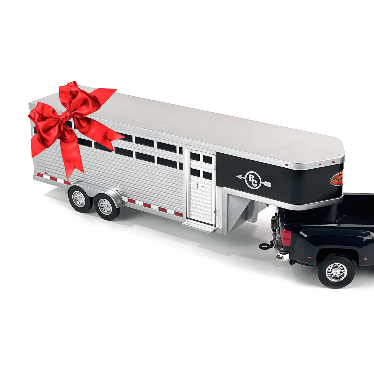 Big Country Toys Sundowner trailer with gooseneck hitch for realistic farm play