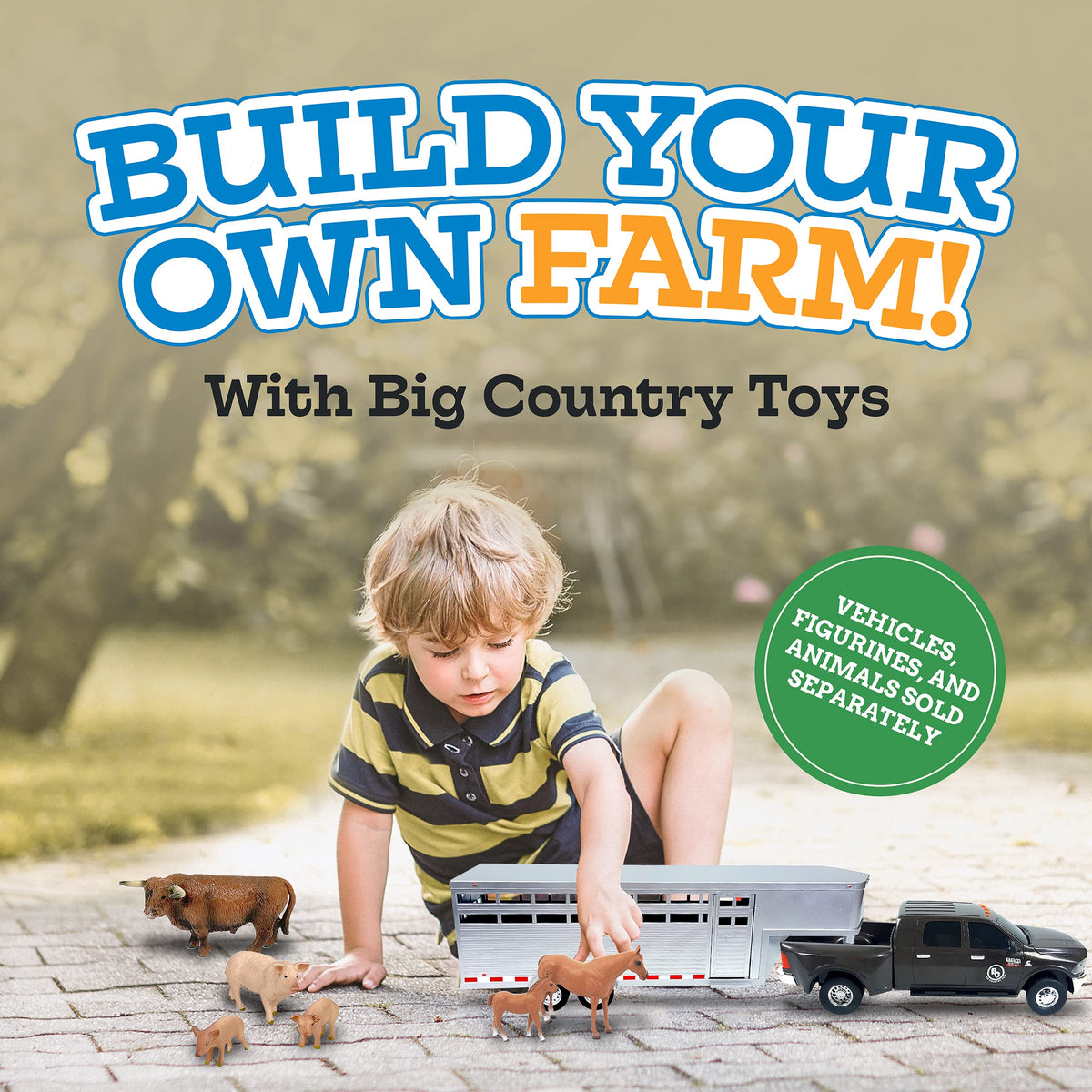 Big Country Toys Sundowner trailer realistic details for authentic scenes