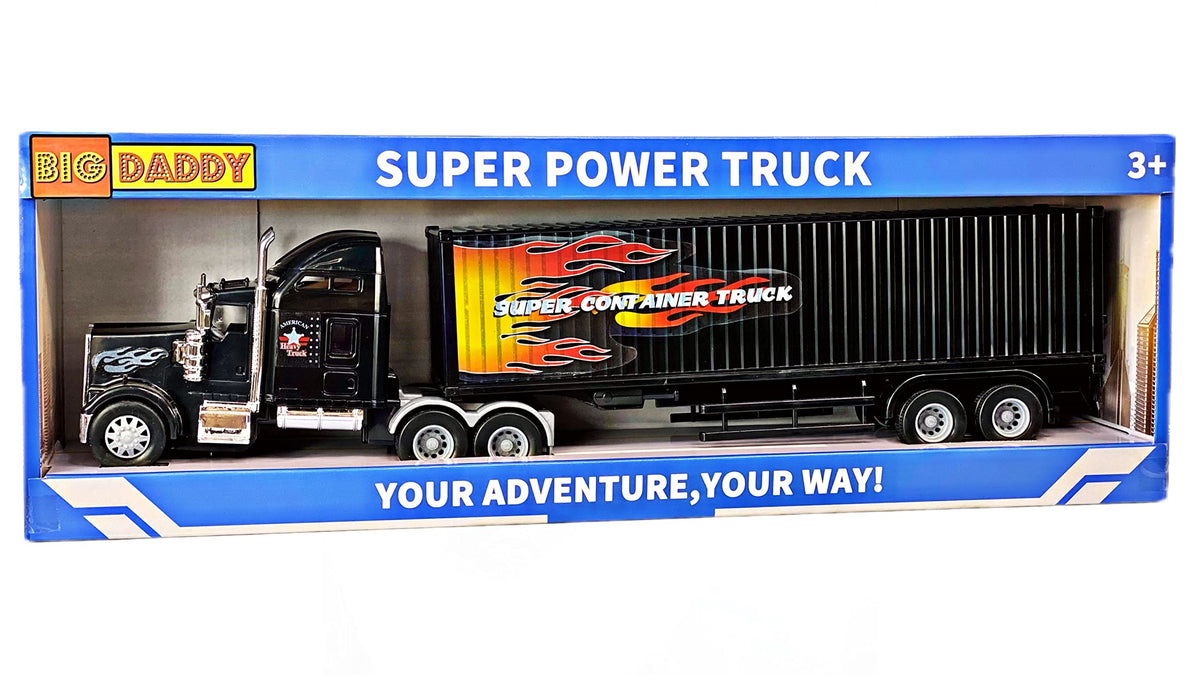Big Daddy Heavy Duty Tractor Trailer with detachable trailer ready for easy unloading.