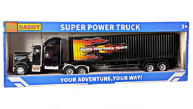 Big Daddy Heavy Duty Tractor Trailer with detachable trailer ready for easy unloading.