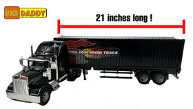 Big Daddy Heavy Duty Tractor Trailer in action with friction-powered drive.