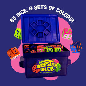 Big Discoveries Dumpster Dice removable lid doubles as the game board