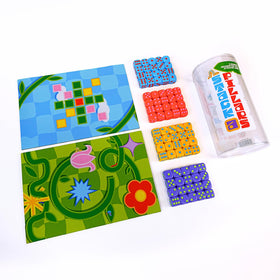Stack-a-Pillars colorful dice ready for quick rounds and strategy
