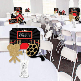 Big Dot of Happiness double-sided cardstock toppers close-up showing premium finish