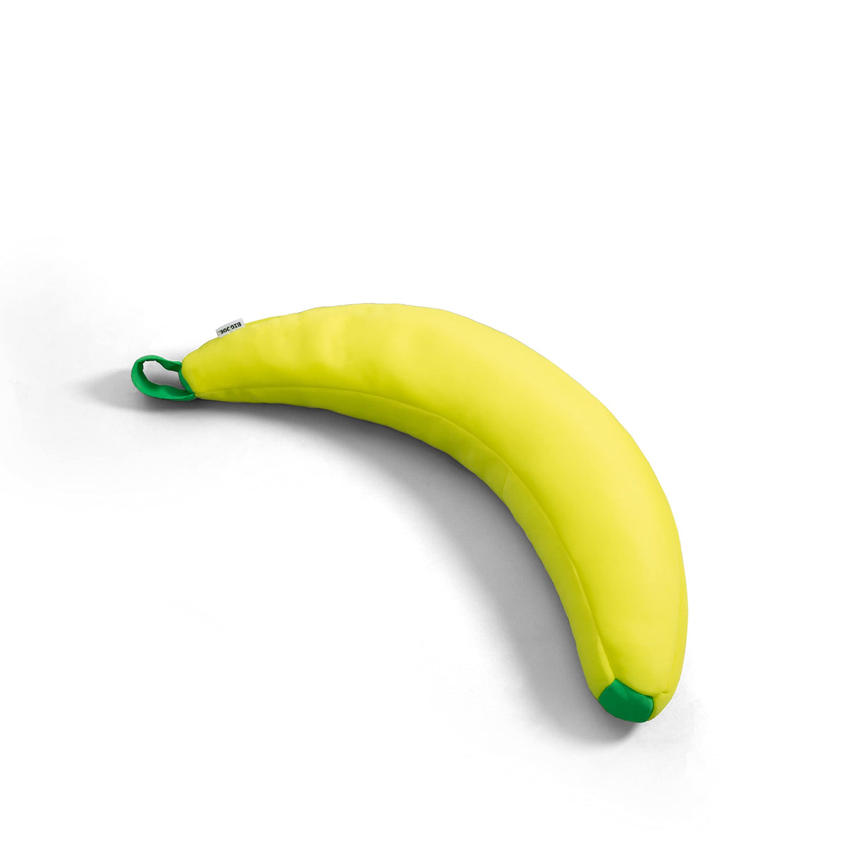 Big Joe Fruit Noodle banana float with buoyant beans for comfortable pool lounging.