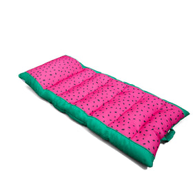 Big Joe Kona pool lounger with headrest for comfortable poolside lounging.