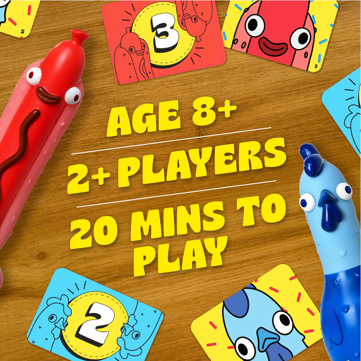 Big Potato cards reveal epic challenges that spark laughter.