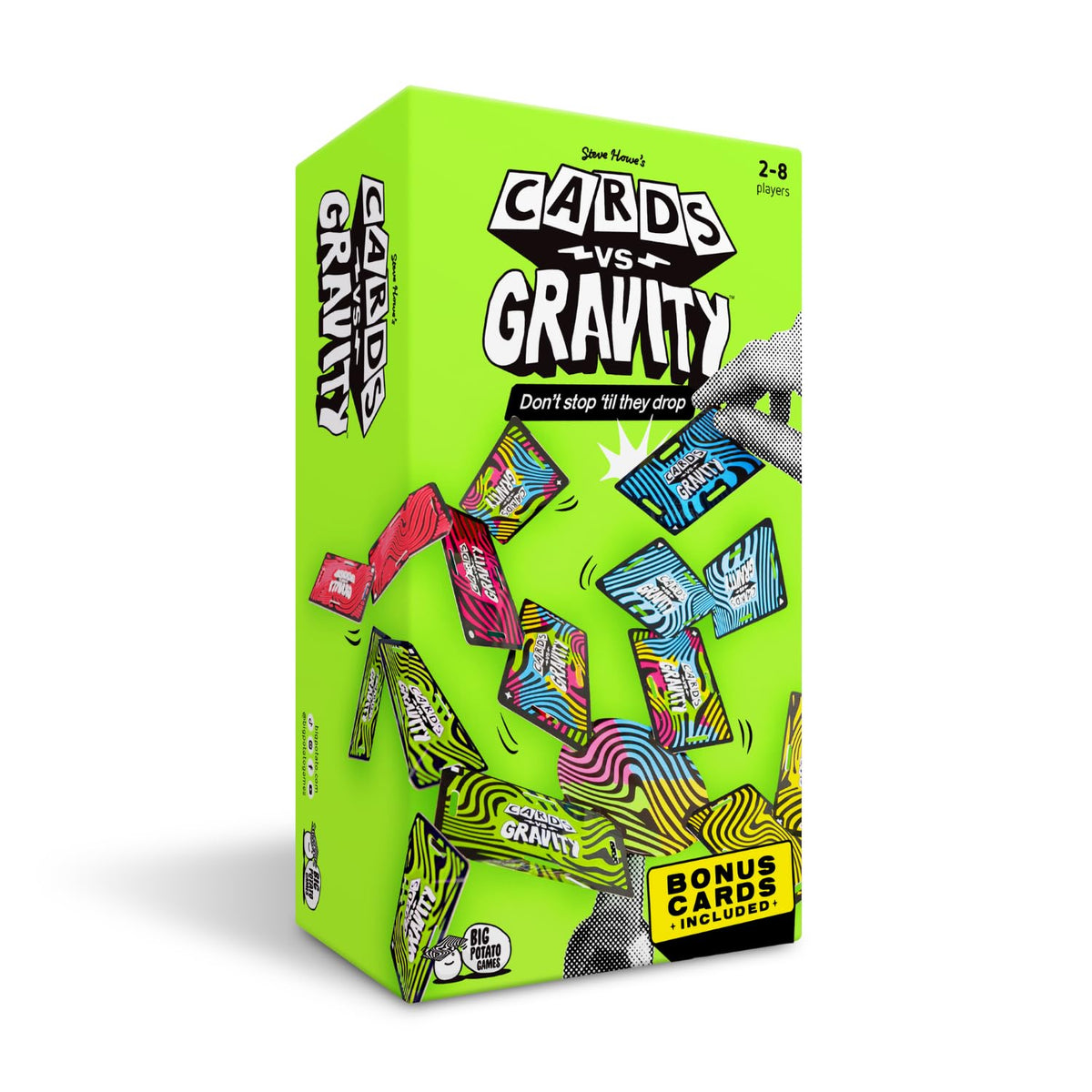 Big Potato Cards vs Gravity Pro unbox and setup ready for travel.
