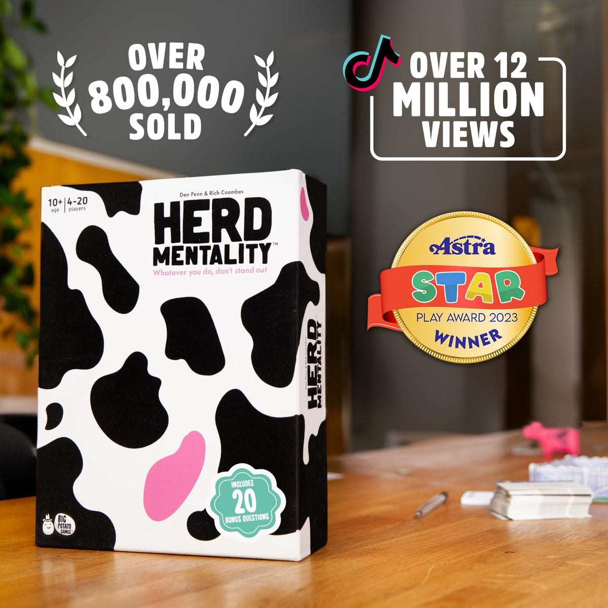 Big Potato Herd Mentality holiday game night adds big group fun