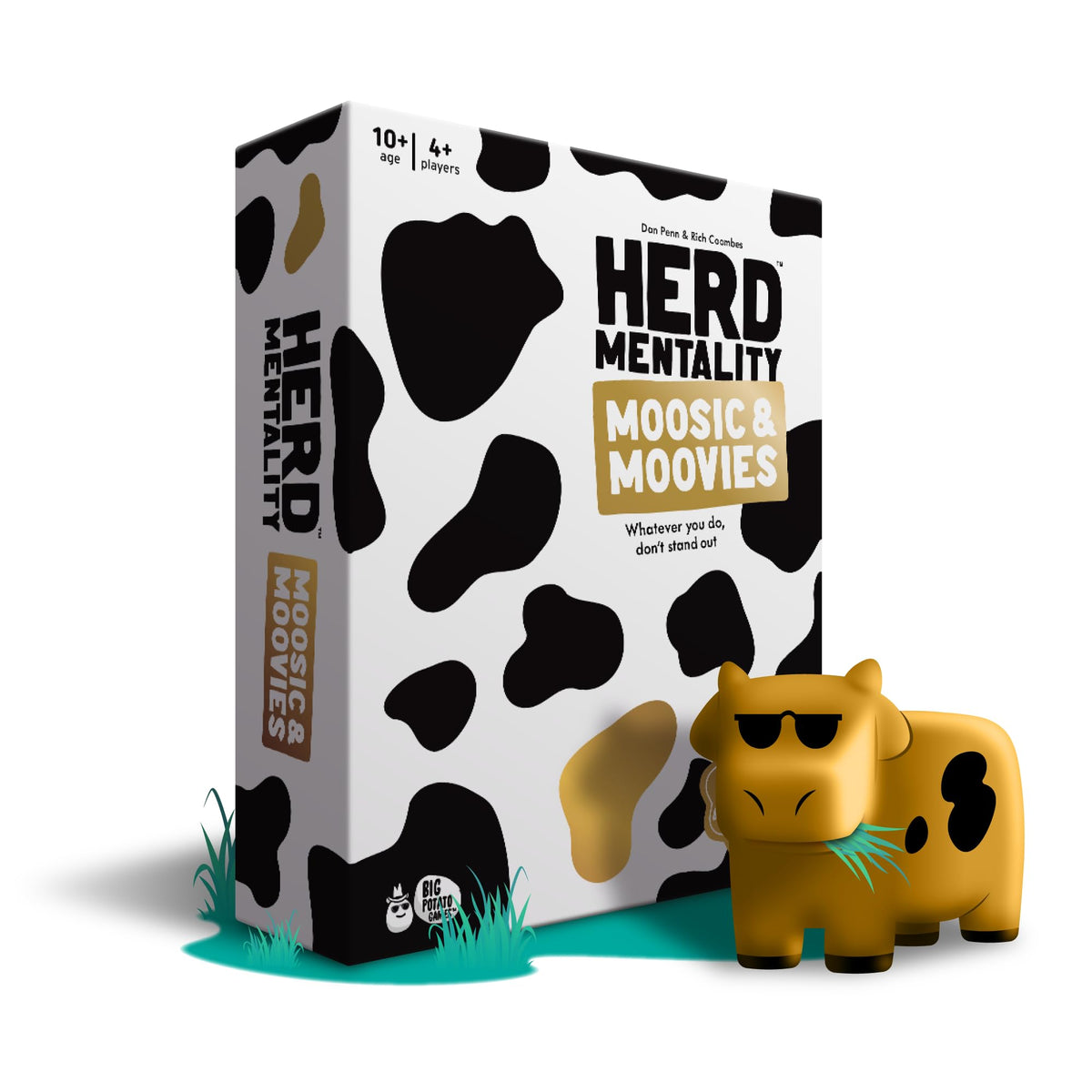 Big Potato Herd Mentality Moovies & Moosic box front for family game night