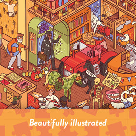 Big Potato Mayhem in The Library assembly steps guide puzzlers through setup