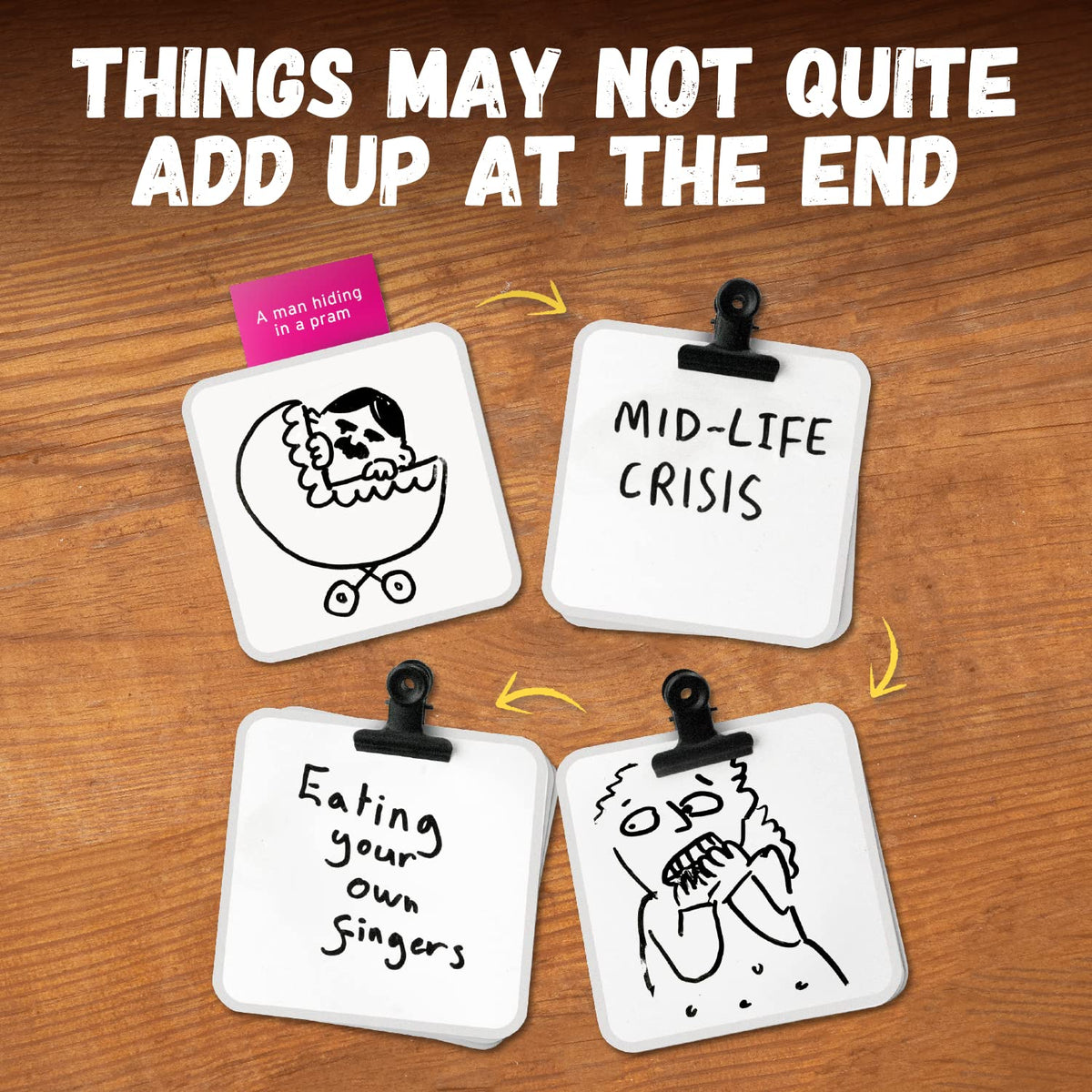 Big Potato Scrawl is suitable for ages 17+ and 4–8 players.