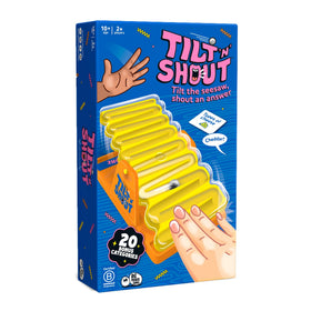 Big Potato Tilt ’n’ Shout front cover, colorful and inviting for family game nights
