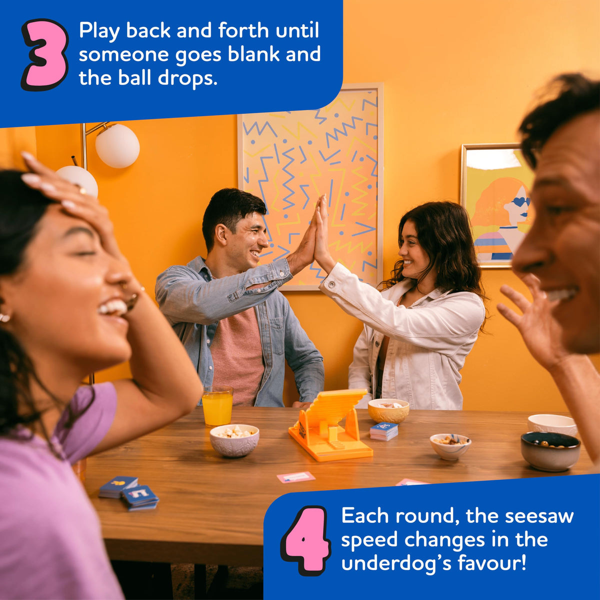 Big Potato Tilt ’n’ Shout on-table setup makes family game night easy