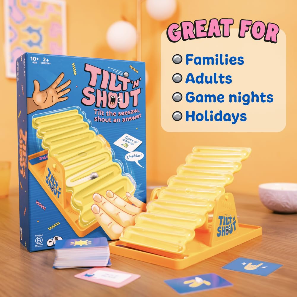 Big Potato Tilt 'n' Shout quick-start setup, learn fast and start playing sooner.