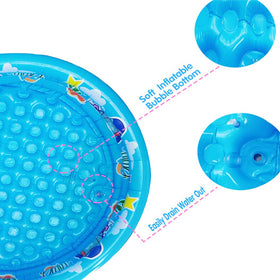 Big Summer pool dual-bubble-bottom for soft, secure play
