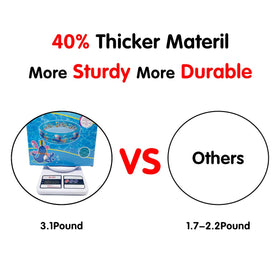 Durable vinyl construction from Big Summer for long-lasting use