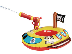 Big Summer pirate ship pool float with squirt gun for kid-friendly water play