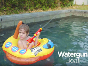 Big Summer water toy inflatable pirate boat for durable pool fun