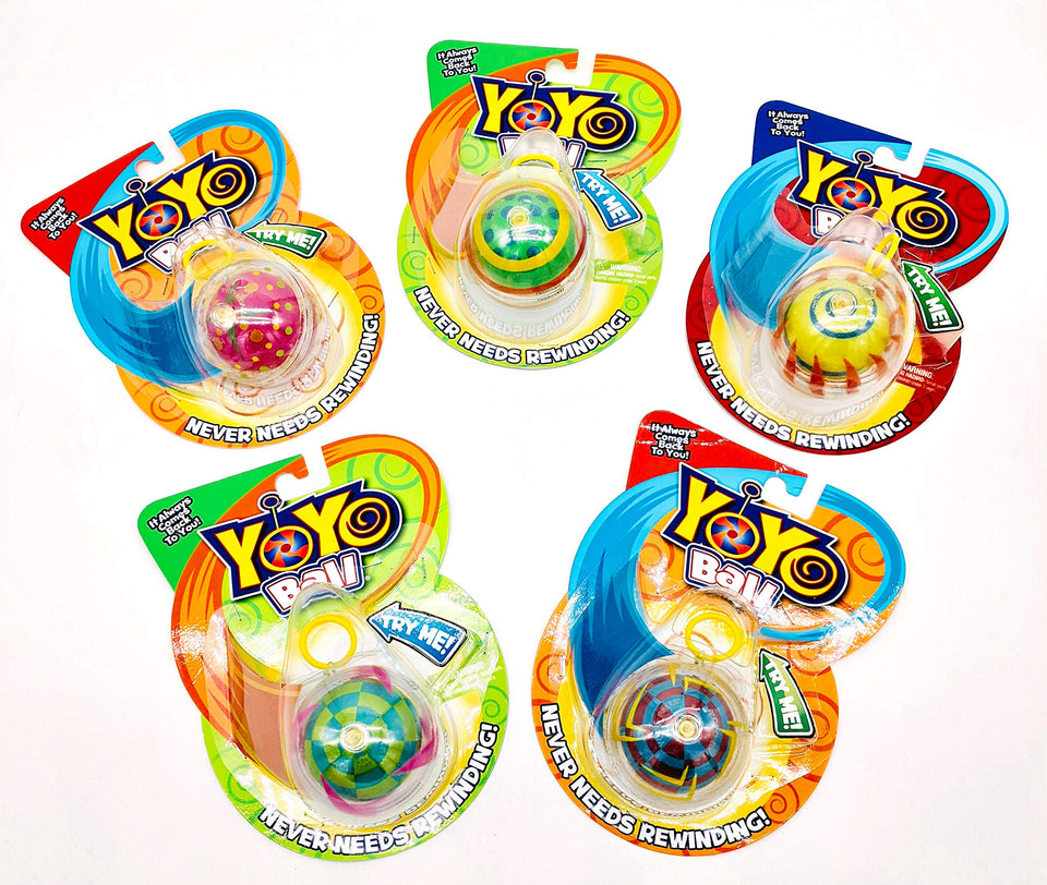 Big Time Toys yoyo ball automatic return for easy, consistent returns.