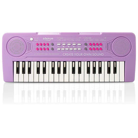 BIGFUN 37-key kids piano close-up highlighting compact beginner-friendly design for small hands