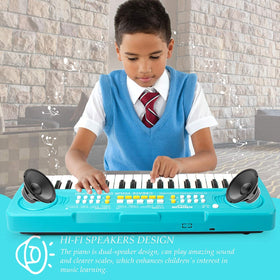 BIGFUN kids piano ensemble mode blue for group sound exploration.