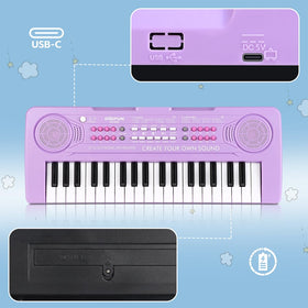 BIGFUN 37-key piano with USB power for easy setup anywhere