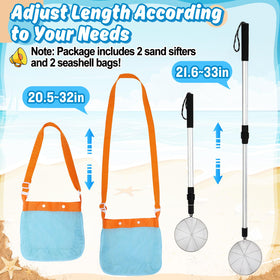 Biggun aluminum rod and stainless spoon keep beach gear durable.