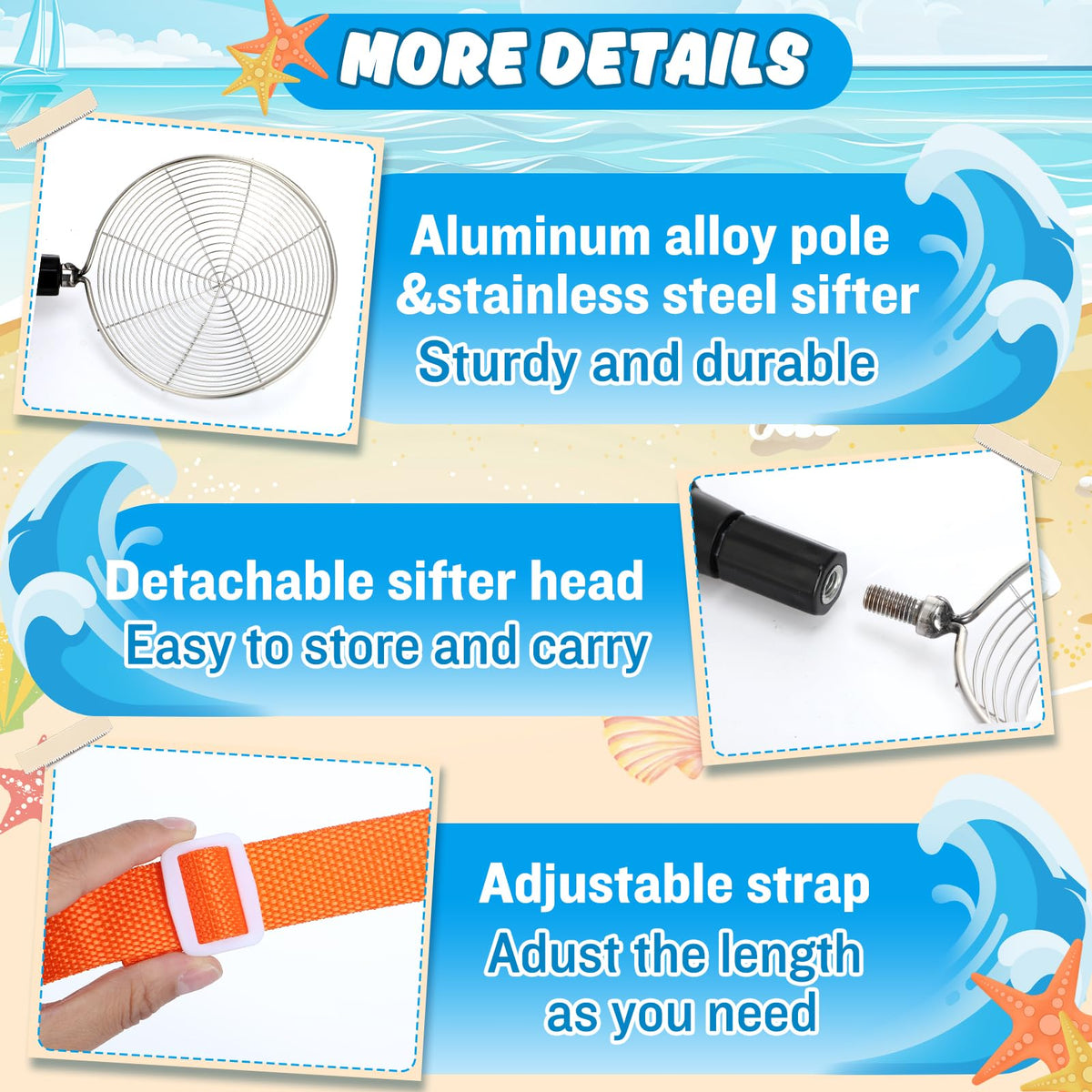 Biggun beach toy pack for family treasure hunting adventures.