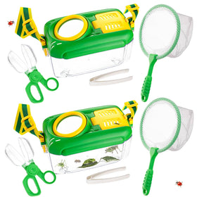 Biggun two-set bug catcher net enabling outdoor exploration for kids